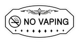 Victorian No Vaping Sign
