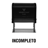 Incompleto Spanish Teacher Self Inking Rubber Stamp