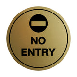 Signs ByLITA Circle No Entry Sign
