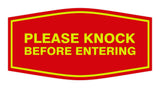 Signs ByLITA Fancy Please Knock Before Entering Sign
