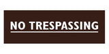 Signs ByLITA Basic No Trespassing Sign