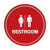 Signs ByLITA Circle All Gender Restroom Sign