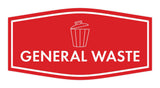 Fancy General Waste Wall or Door Sign