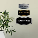 Signs ByLITA Fancy Family Lounge Sign
