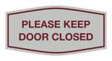 Signs ByLITA Fancy Please Keep Door Closed Sign