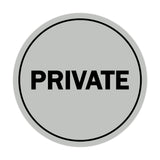Signs ByLITA Circle Private Sign