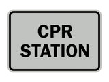 Signs ByLITA Classic CPR Station Sign