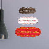 Signs ByLITA Designer Co-Working Area Sign