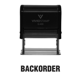 Backorder Self Inking Rubber Stamp