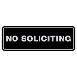 Standard No Soliciting Sign