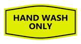 Signs ByLITA Fancy Hand Wash Only Sign