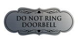 Signs ByLITA Designer Do Not Ring Doorbell Sign