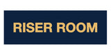 Signs ByLITA Basic Riser Room Sign