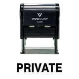 Private Self Inking Rubber Stamp