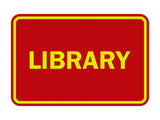 Signs ByLITA Classic Library Sign