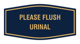 Fancy Please Flush Urinal Wall or Door Sign
