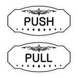 Victorian Push Pull Sign Set