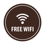 Signs ByLITA Circle Free WiFi Sign