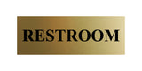 Basic Restroom Wall or Door Sign