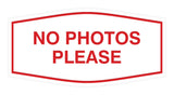 Signs ByLITA Fancy No Photos Please Sign