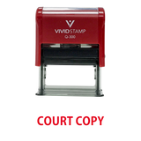 Court Copy Self Inking Rubber Stamp