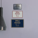 Classic Framed Office Kitchen Wall or Door Sign