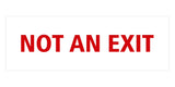 Signs ByLITA Basic Not An Exit Sign