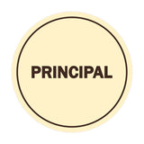 Signs ByLITA Circle Principal Sign