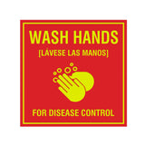 Signs ByLITA Square Wash Hands For Disease Control Sign