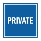 Signs ByLITA Square Private Sign