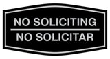Signs ByLITA Fancy No Soliciting No Solicitar Sign