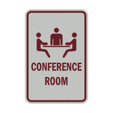Portrait Round Conference Room Sign
