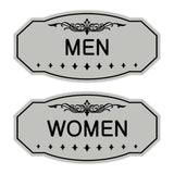 Victorian Men Women Sign Set