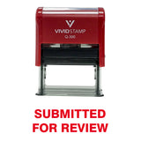 Submitted For Review Self Inking Rubber Stamp