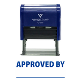 APPROVED BY Self Inking Rubber Stamp