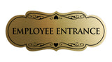 Signs ByLITA Designer Employee Entrance Sign