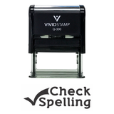 CHECK SPELLING Teacher Self Inking Rubber Stamp
