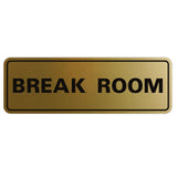 Standard Break Room Sign