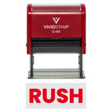 RUSH Self-Inking Office Rubber Stamp