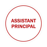 Signs ByLITA Circle Assistant Principal Sign