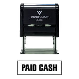 Paid Cash Self-Inking Office Rubber Stamp
