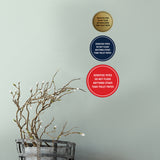 Circle Sensitive Pipes Do Not Flush Anything Other Than Toilet Paper Wall or Door Sign