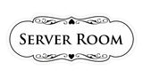 Signs ByLITA Designer Server Room Sign