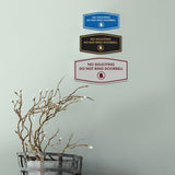 Fancy No Soliciting Do Not Ring Doorbell Wall or Door Sign