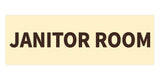 Signs ByLITA Basic Janitor Room Sign