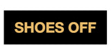 Signs ByLITA Basic Shoes Off Sign