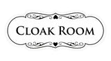 Signs ByLITA Designer Cloak Room Sign