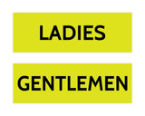 Signs ByLITA Basic Ladies and Gentlemen Sign Set