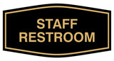 Signs ByLITA Fancy Staff Restroom Sign