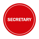 Signs ByLITA Circle Secretary Sign